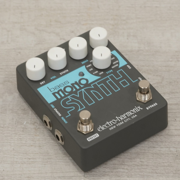 Used Electro Harmonix (E/H) BASS MONO SYNTH Synthesizer Pedal