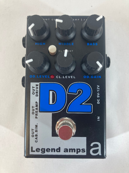 ギター AMT D2 AMT D2 — 2 channels guitar preamp/distortion pedal (Diezel