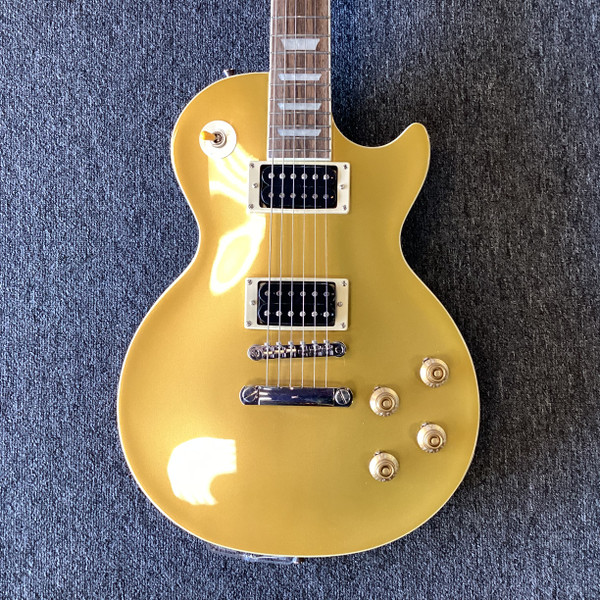 Amazon.com: Epiphone Les Paul Classic Worn, Metallic Gold