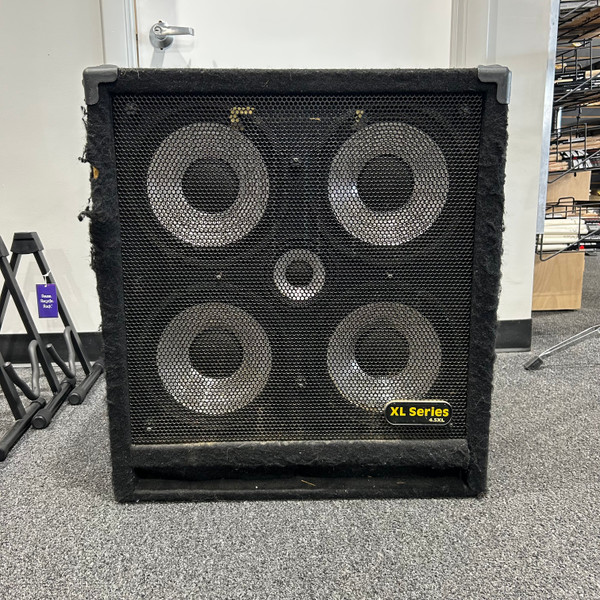 Used Hartke XL410 BASS CABINET 4 x 10 Bass Guitar Cabinet 4 x 10