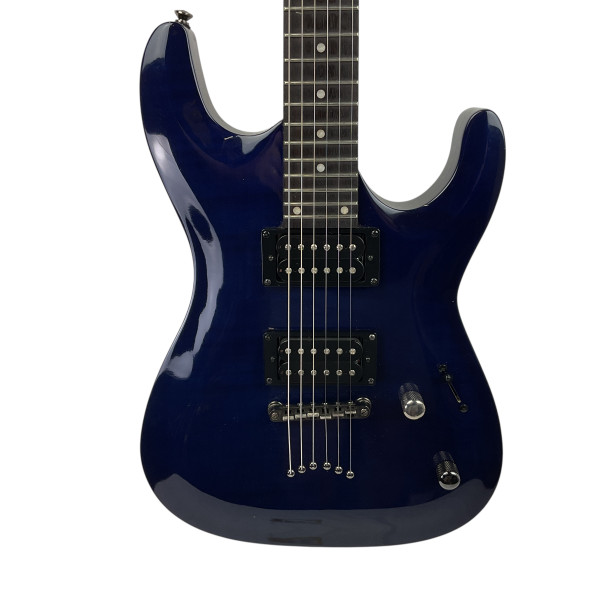 Used Ibanez ART300 CAIMAN Double Cut Electric Guitar Black 6