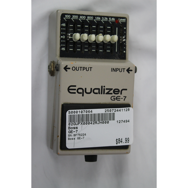 GE-7 (Equalizer)（箱ナシ） Amazon | BOSS Equalizer GE-7 | イコライザー | 楽器・音響機器