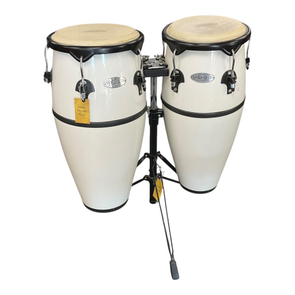 Used Toca PLAYERS SERIES PAIR WITH STAND World Percussion World