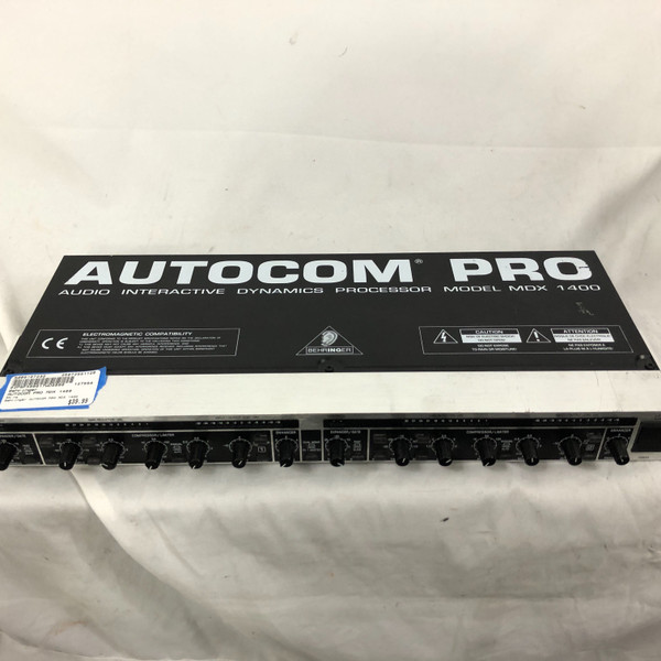 Used BEHRINGER MDX1400 AUTOCOM PRO Rack Compressor