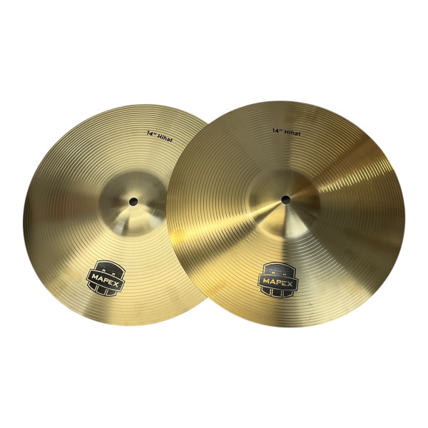 Used Meinl 13IN HCS HI HATS KEYHOLE Hi Hat Cymbals 13