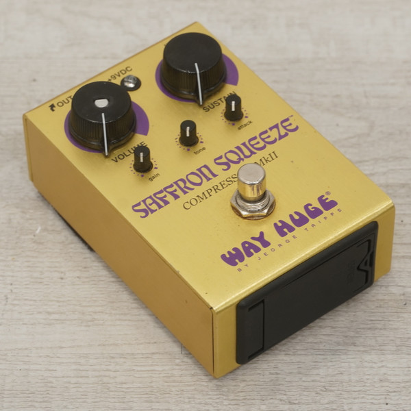 Used Way Huge WHE103 Saffron Squeeze Mkii Compressor Pedal