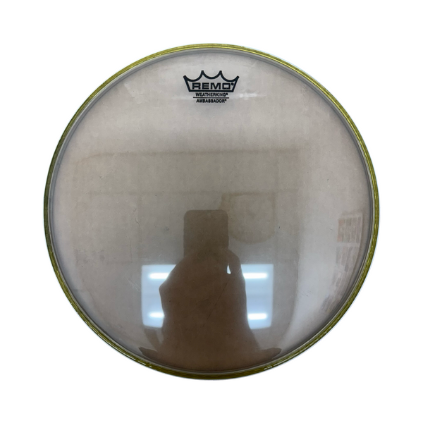Used Remo 8-INCH WEATHER KING COATED AMBASSADOR Tom Drum Head