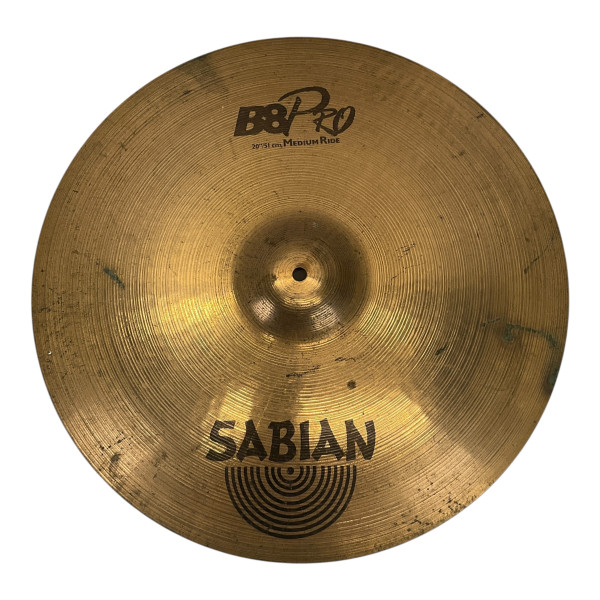 Used Sabian B8 PRO 20 LIGHT ROCK RIDE CYMBAL Ride Cymbal 20