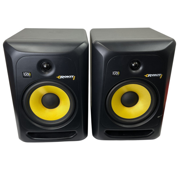 Used KRK ROKIT 8 G2 PAIR Powered Studio Monitor