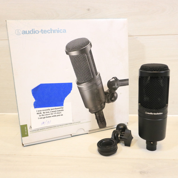 Used Audio Technica P48 AT2020 Condenser Microphone