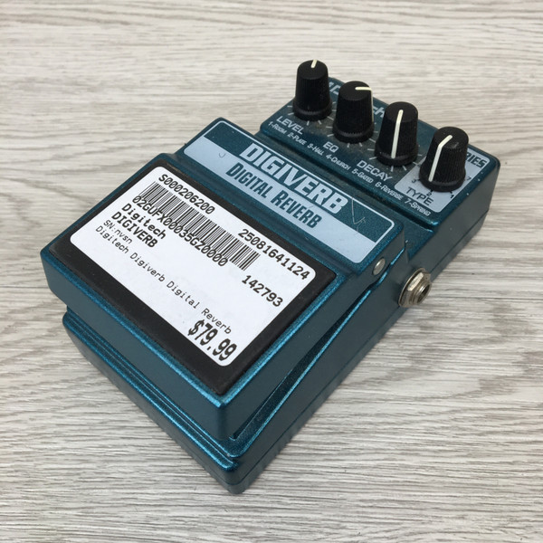 Used Digitech DIGIVERB DIGITAL REVERB Reverb Pedal