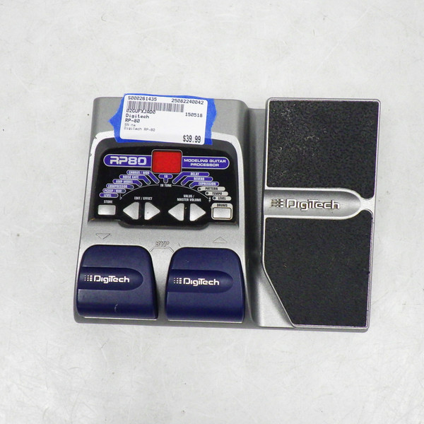 ギター Digtech RP80 ギター Digtech RP80 DigiTech RP80 Modeling Guitar Processor