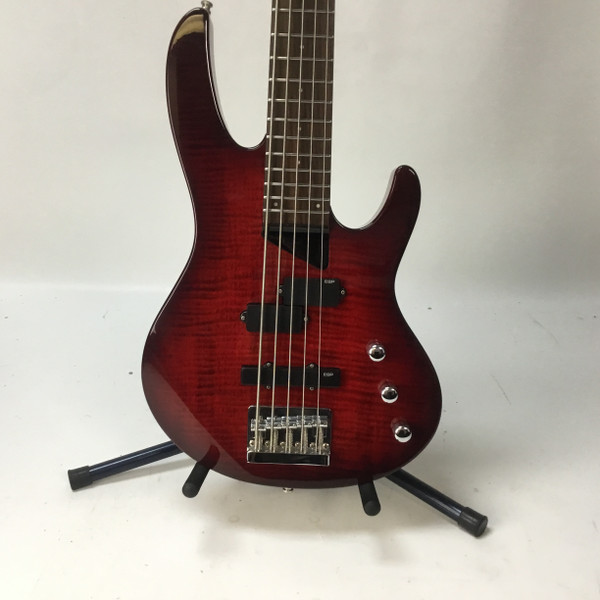 Used Peavey FURY V Bass Guitar Red 5-String