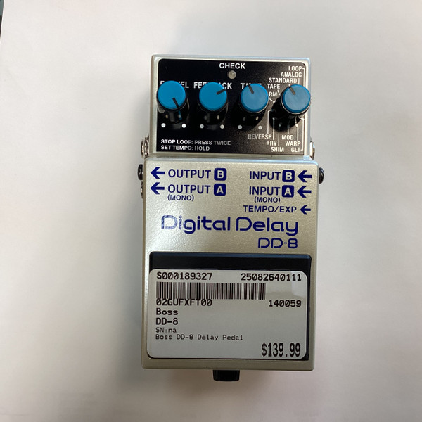 Used Boss DD-8 Delay Pedal