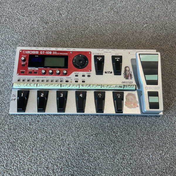 Used Boss GT-10 W/9VDC Guitar Effects Effects Guitar Effects