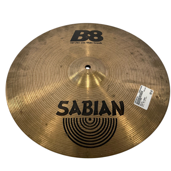 Used Sabian B8 PRO O-ZONE CRASH Crash Cymbal 16