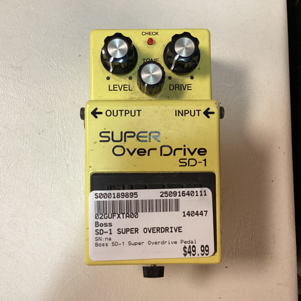 Used 名品エフェクターBOSS SUPER OverDrive SD-1 BOSS - SD-1 | SUPER OverDrive