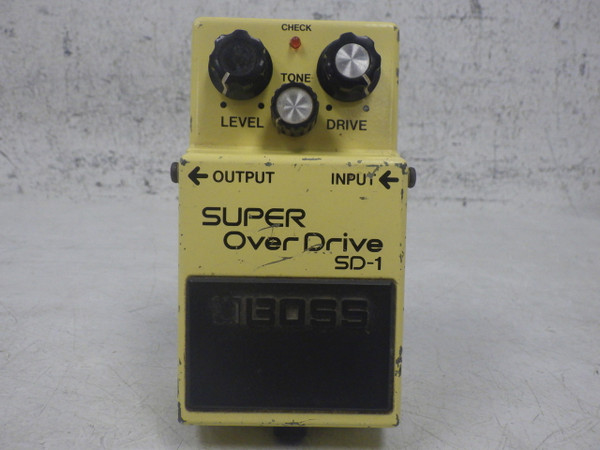 Used Boss SD-1 SUPER OVERDRIVE Overdrive Pedal