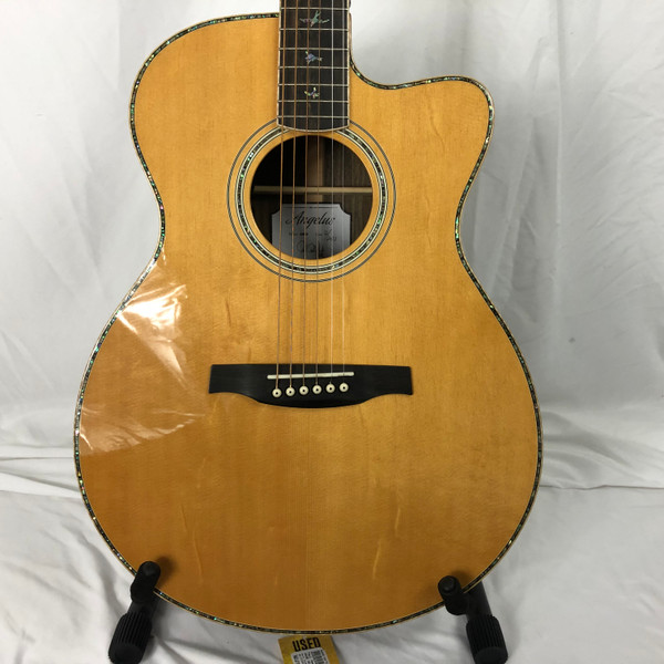 Used Aria MEISTER MSG-05 W/PICKUP Solid Top Acoustic Guitar
