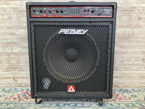 Used Peavey TKO 115 BASS COMBO 1 x 15 Bass Combo Amplifier 1