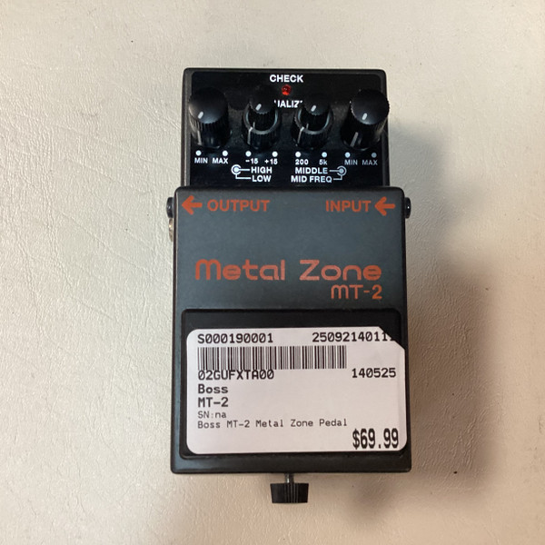 Used NEW TECH MK 2.5 BUMP DIAL OVERDRIVE Distortion Pedal