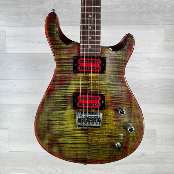 Used Ibanez GAX-70 Double Cut Electric Guitar Silver/Gray 6-String