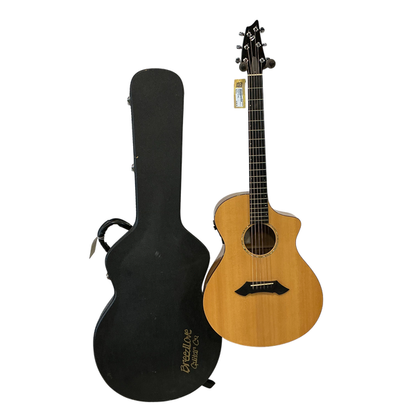 Used Zager ZAD-900 MCE/AURA/N Solid Top Acoustic Guitar Natural