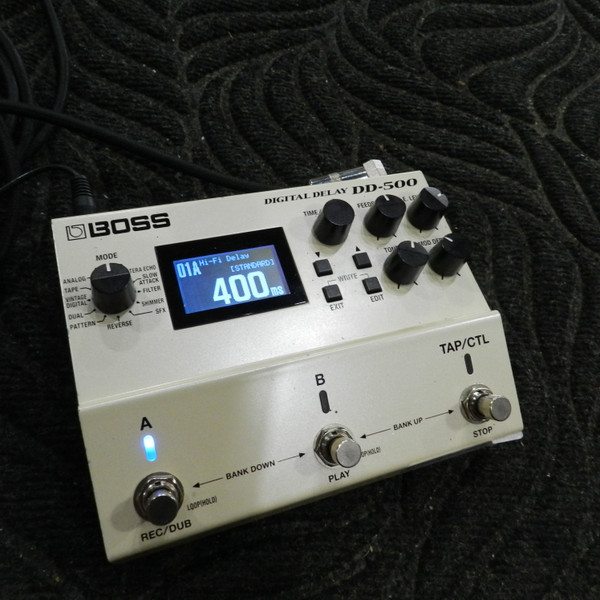 Used Boss DD-500 DIGITAL DELAY Delay Pedal