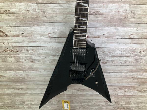 Used Washburn PARALAXE V170C Pointy Electric Guitar Black 7-String