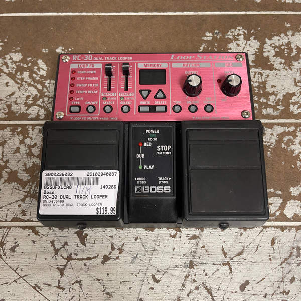 Used Boss RC-30 LOOP STATION Looper Pedal