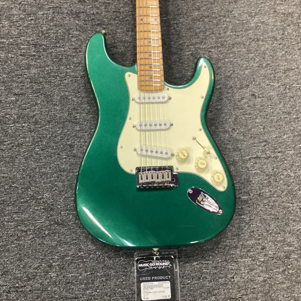 Used Fernandes JG S Type Electric Guitar Green 6-String
