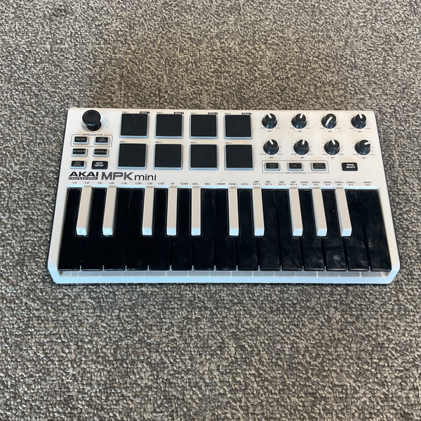 Used Akai MPK Mini Special Edition Grey MIDI Controller