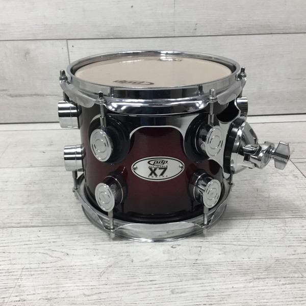 Used PDP X7 MAPLE 7X8 RED SPARKLE FADE Rack Tom Red 8