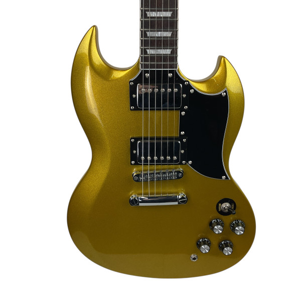 Used Samick SG-21 SG Type Electric Guitar Cherry Sunburst 6-String