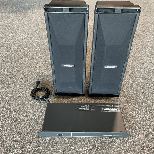 Used BOSE PAN ARRAY 402 SERIES II SET WITH 402-E ACTIVE EQ