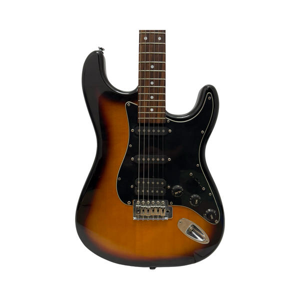 Used Fernandes STRAT COPY Vintage S Type Electric Guitar Silver