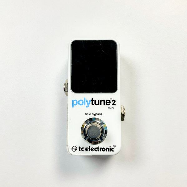 Used TC ELECTRONIC POLYTUNE 2 NOIR Guitar Tuner Pedal