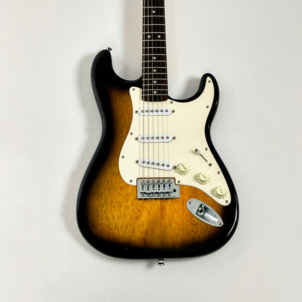 Used BUSKERS STRAT S Type Electric Guitar Tobacco Sunburst 6-String