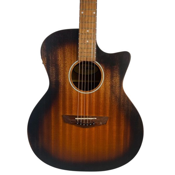 Used Lag T66DCE Laminate Top Acoustic Guitar Natural