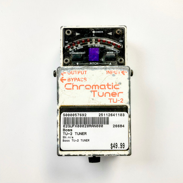 Used BOSS TU-2 CHROMATIC TUNER Guitar Pedal