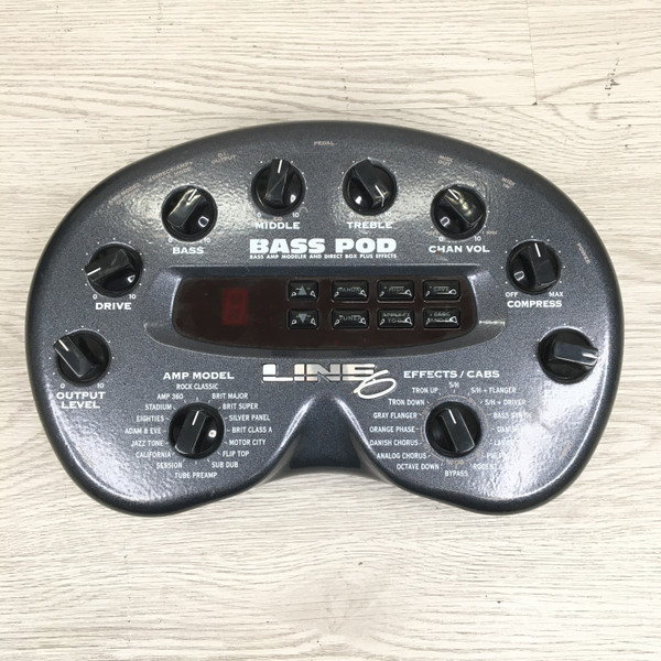 Used Line 6 BASS POD Floorboard Effect