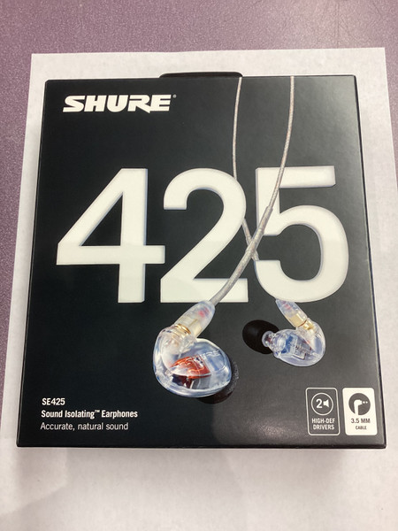 Used Shure SE425 EARPHONES Pro Sound Product