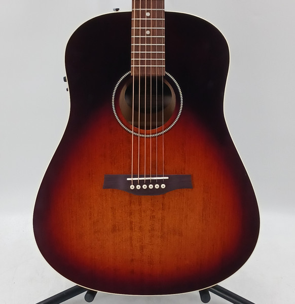 Used Aria MEISTER MSG-05 W/PICKUP Solid Top Acoustic Guitar Sunburst