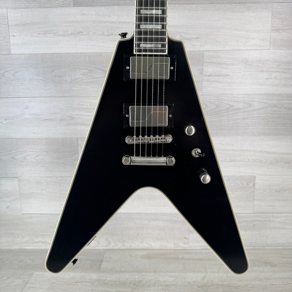 Used Grover Jackson RRCU50 V Modern Metal Electric Guitar Black 6