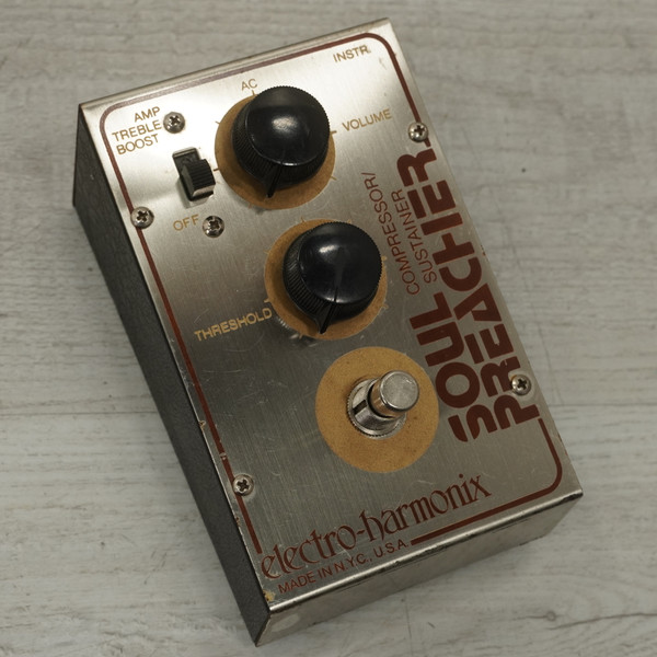 ち*ぃ様 ☆electro-harmonix☆SOUL PREACHER☆ Used Electro Harmonix Soul Preacher 1970s Vintage Guitar Effects Pedal
