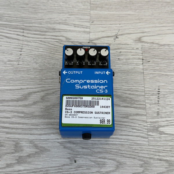Used Boss CS-3 Compression Sustainer Compressor Pedal
