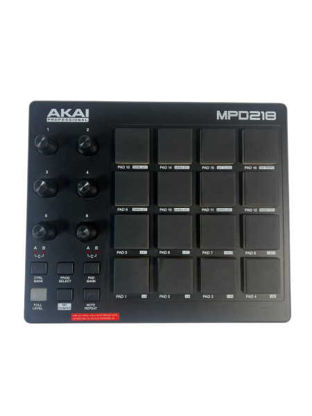 Used Akai Professional MPD218 - 16-pad MIDI Controller