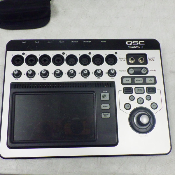 Used QSC TOUCHMIX 8 W/CASE Mixing Console