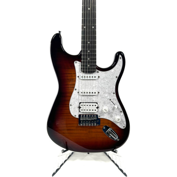 Used BUSKERS STRAT S Type Electric Guitar Tobacco Sunburst 6-String