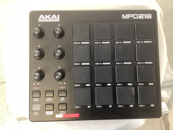 Used Akai MPD 218 Pad Controller Pad